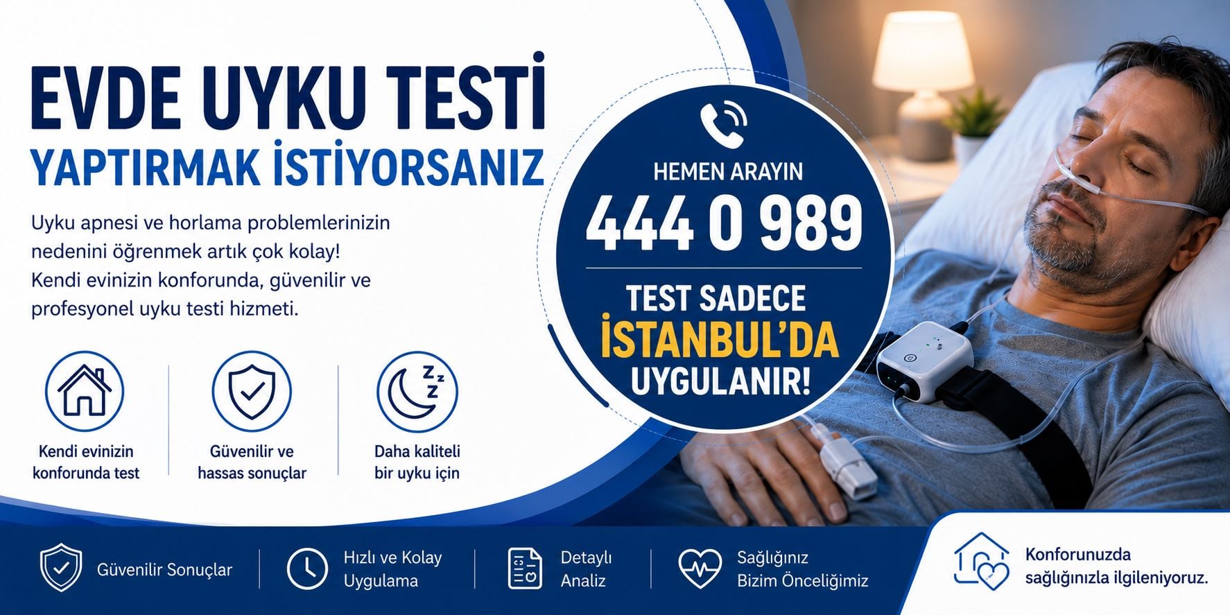 Evde uyku testi İstanbul