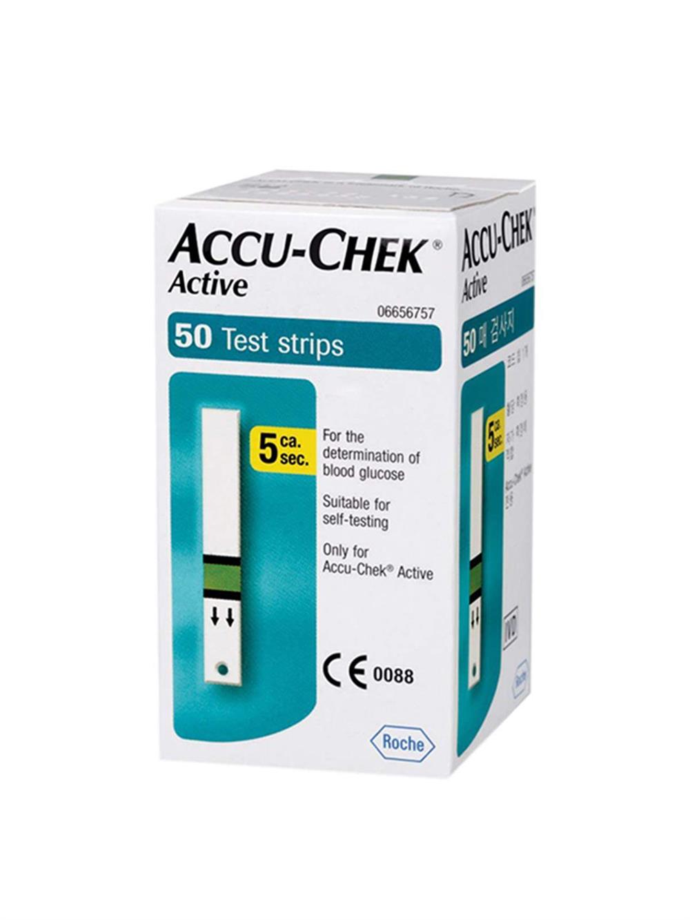 Accu Chek Active Şeker Ölçüm Stripi 50 Li