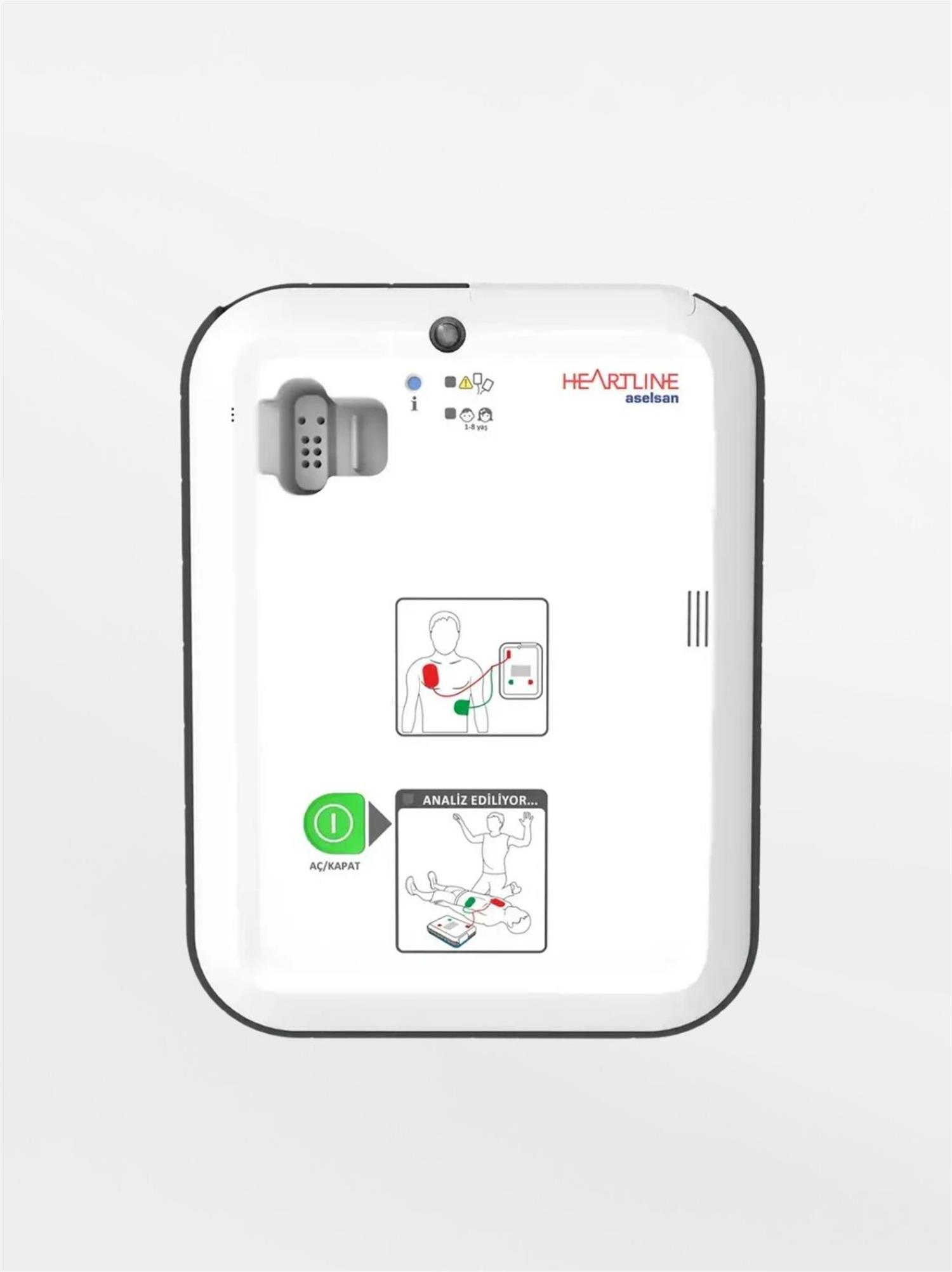 Aselsan Yönetmeliğe Uygun Tam Otomatik AED Defibrilatör Cihazı