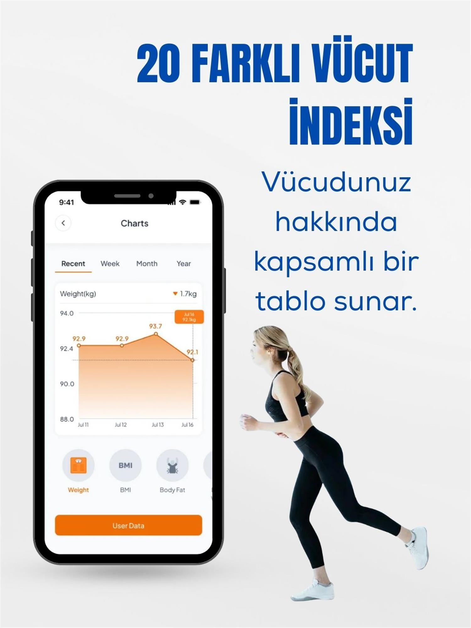 Beebird Scaleist BS 02 Akıllı Vücut Tartısı