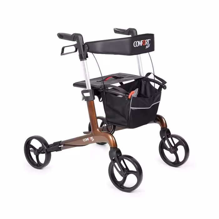 Comfort Plus Spırıt X4 Brown Karbon Rollatör