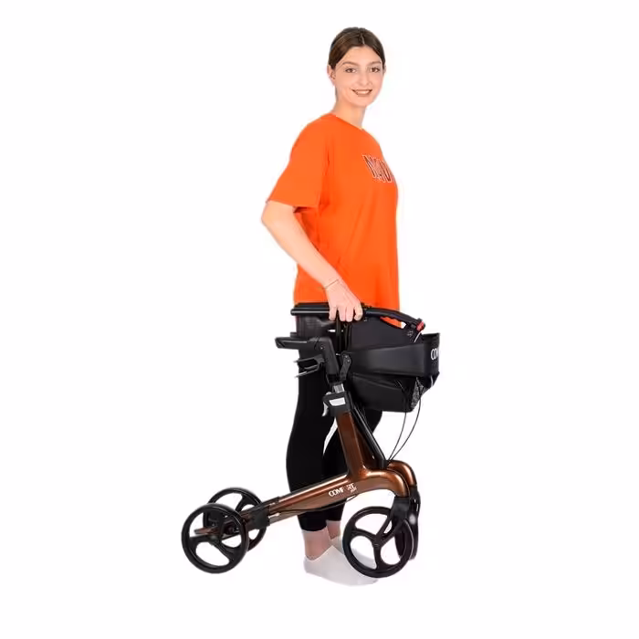 Comfort Plus Spırıt X4 Brown Karbon Rollatör