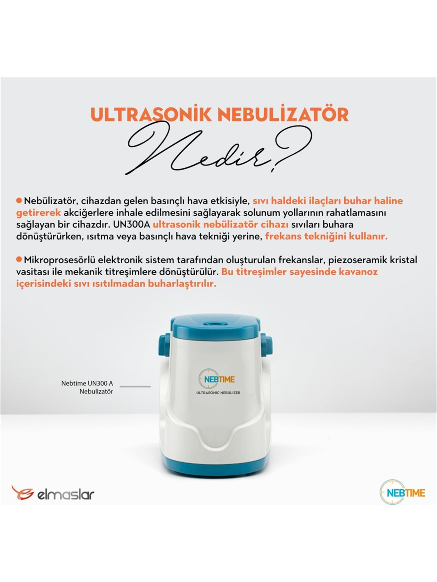 Elmaslar UN300A Ultrasonik Nebulizatör