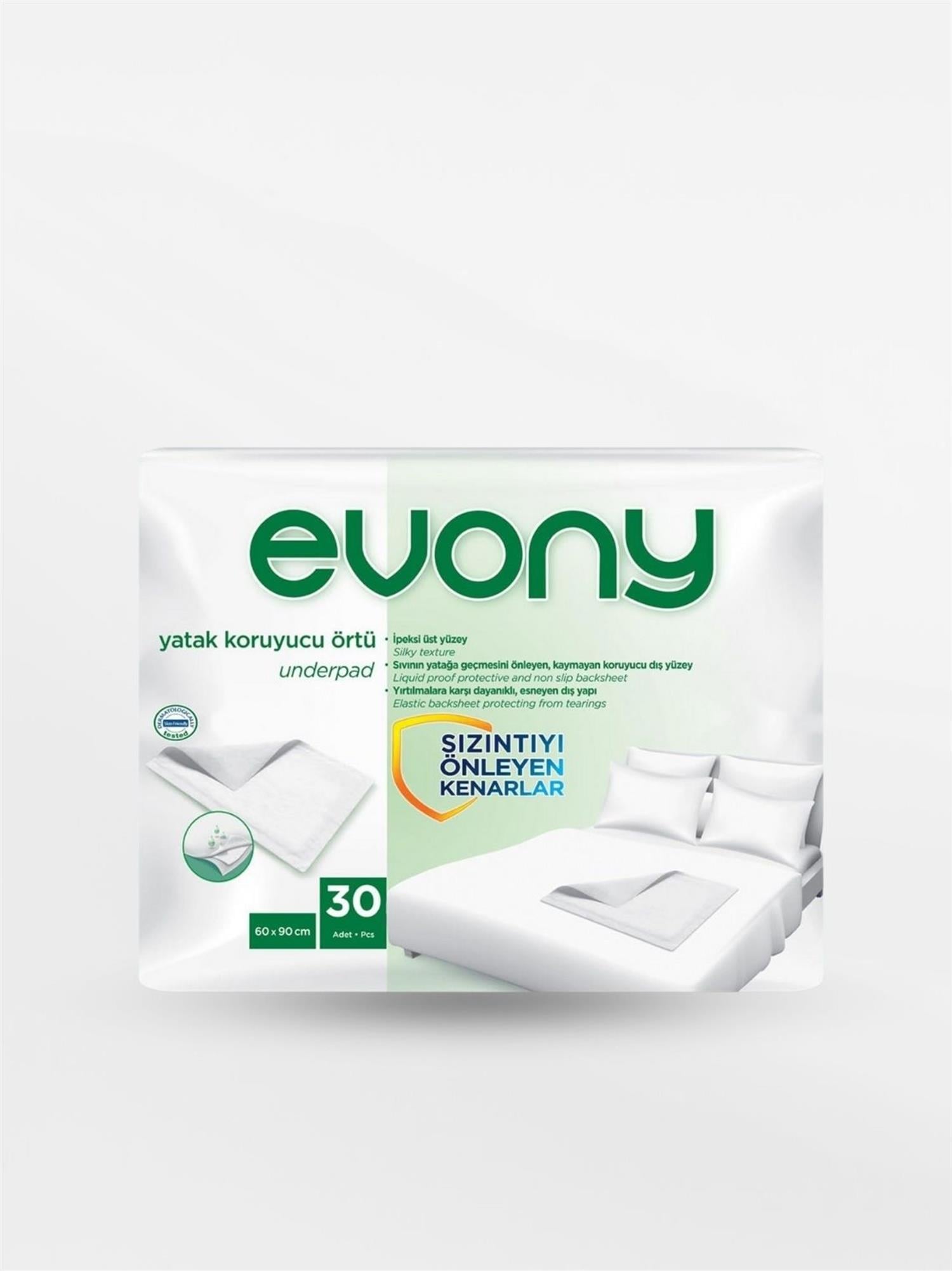 Evony Hasta Altı Örtüsü 90X60 Cm. 30 Adet