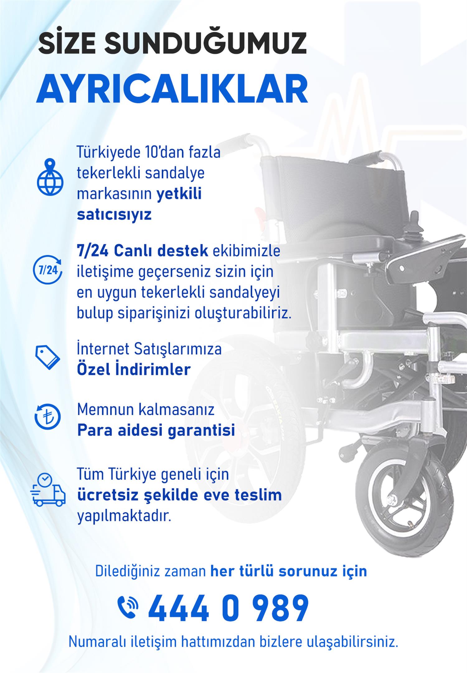 Jetty JT 098 Katlanır Akülü Sandalye