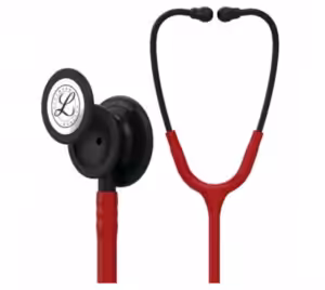 Littmann® Classic III™ Stetoskop, Siyah Dinleme Çanı, Bordo Hortum