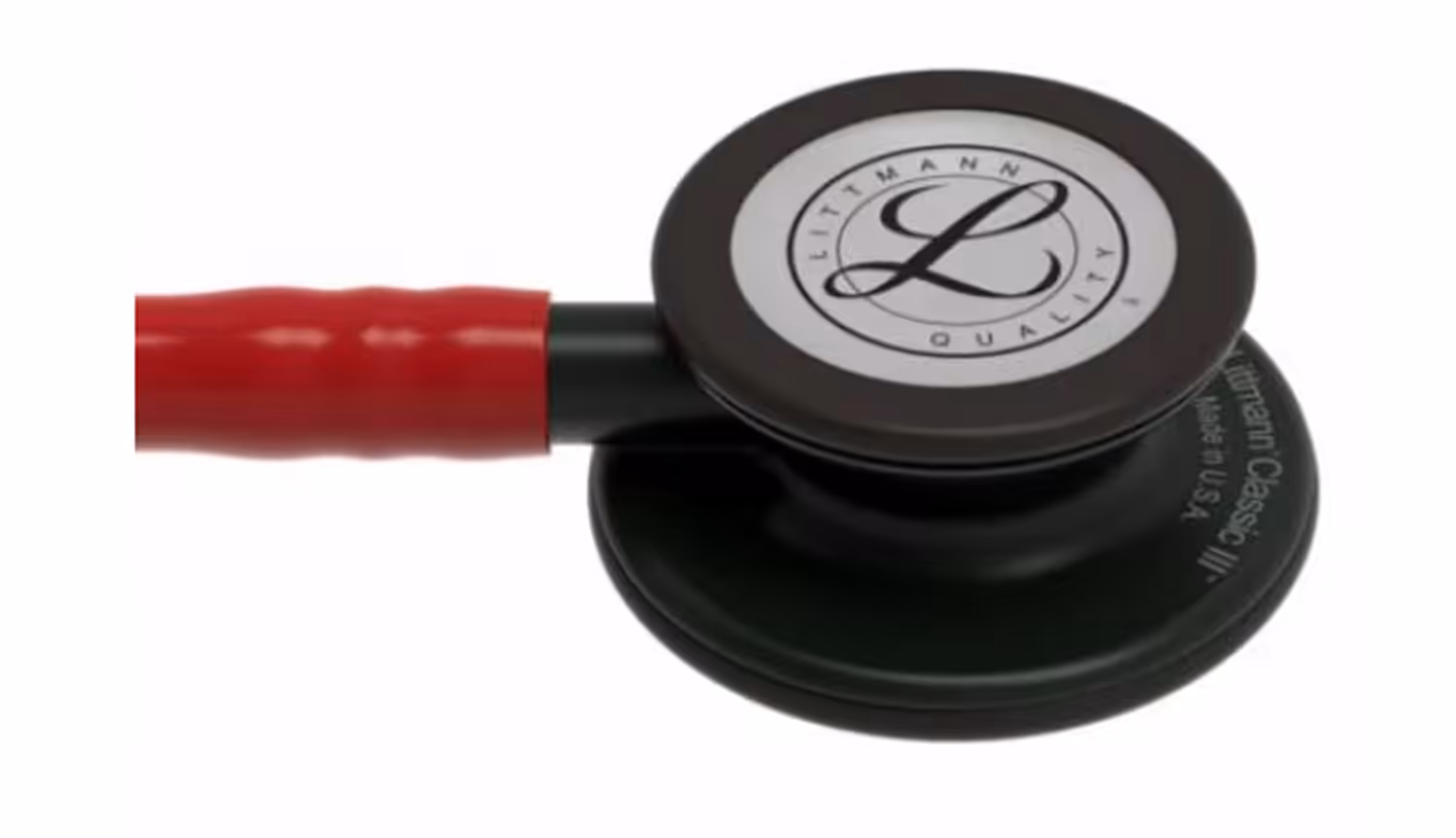 Littmann® Classic III™ Stetoskop, Siyah Dinleme Çanı, Bordo Hortum