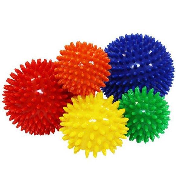 Maxi El Egzersiz Masaj ve Duyu Topu, Yumuşak Dikenli Top Mavi Renk 10 CM