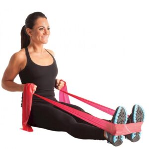 Maxi Pilates & Yoga Egzersiz Bandı , Theraband Kırmızı Renk(hafif) 1.5 Mt