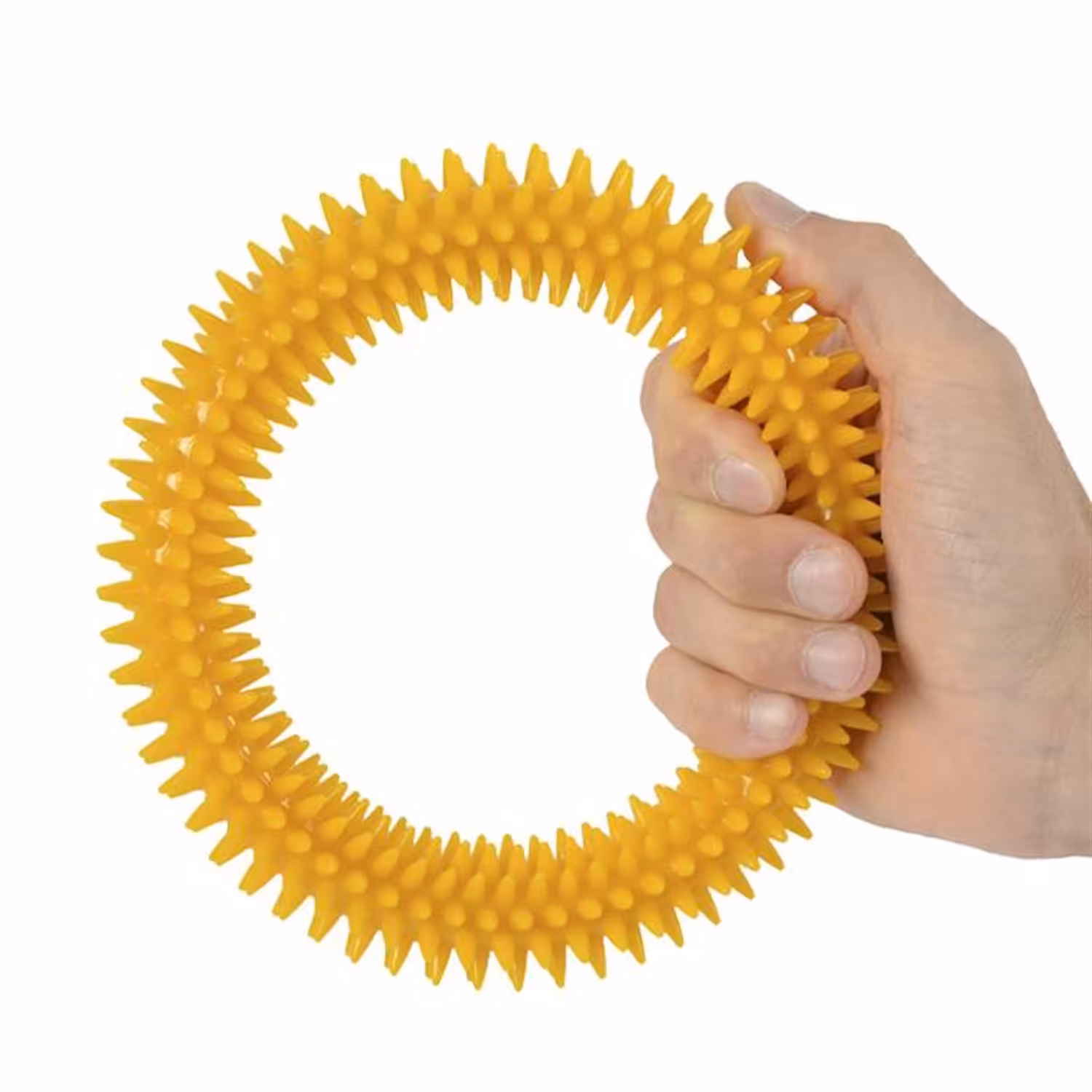 Maxi Yumuşak Dikenli Halka Sarı Renk 15 CM