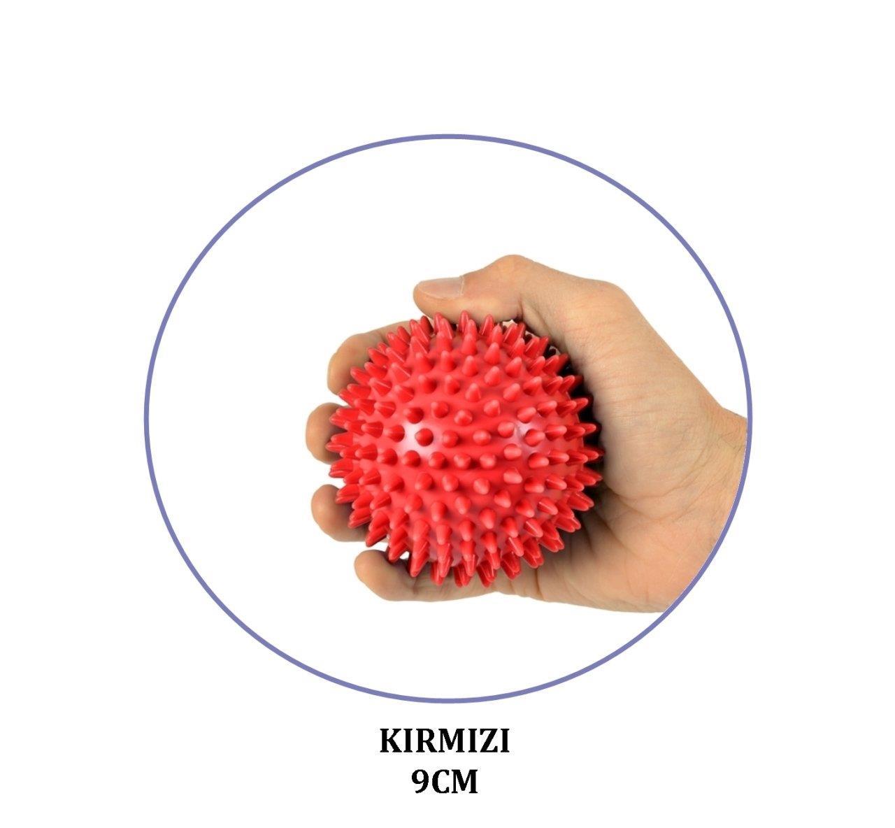 MVS El Egzersiz Masaj ve Duyu Topu , Yumuşak Dikenli Top Turuncu Renk 6 CM