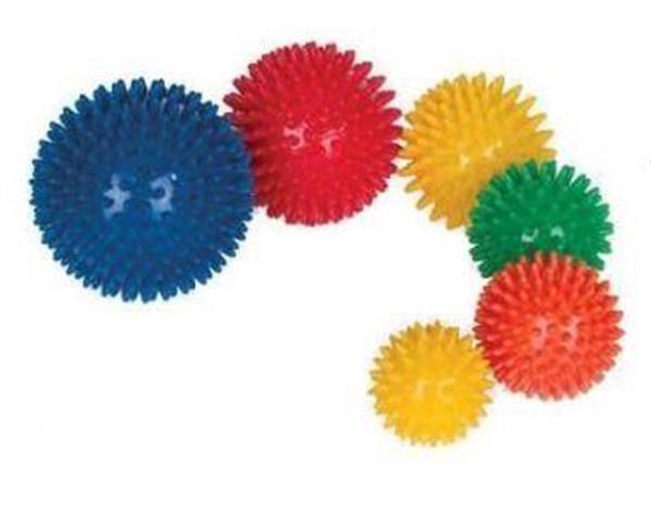 MVS El Egzersiz Masaj ve Duyu Topu , Yumuşak Dikenli Top Mavi Renk 10 CM