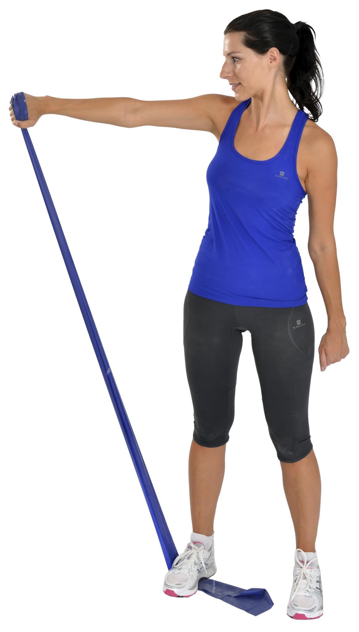 MVS Pilates & Yoga Egzersiz Bandı , Theraband Mavi Renk(güçlü) 1.5 Mt