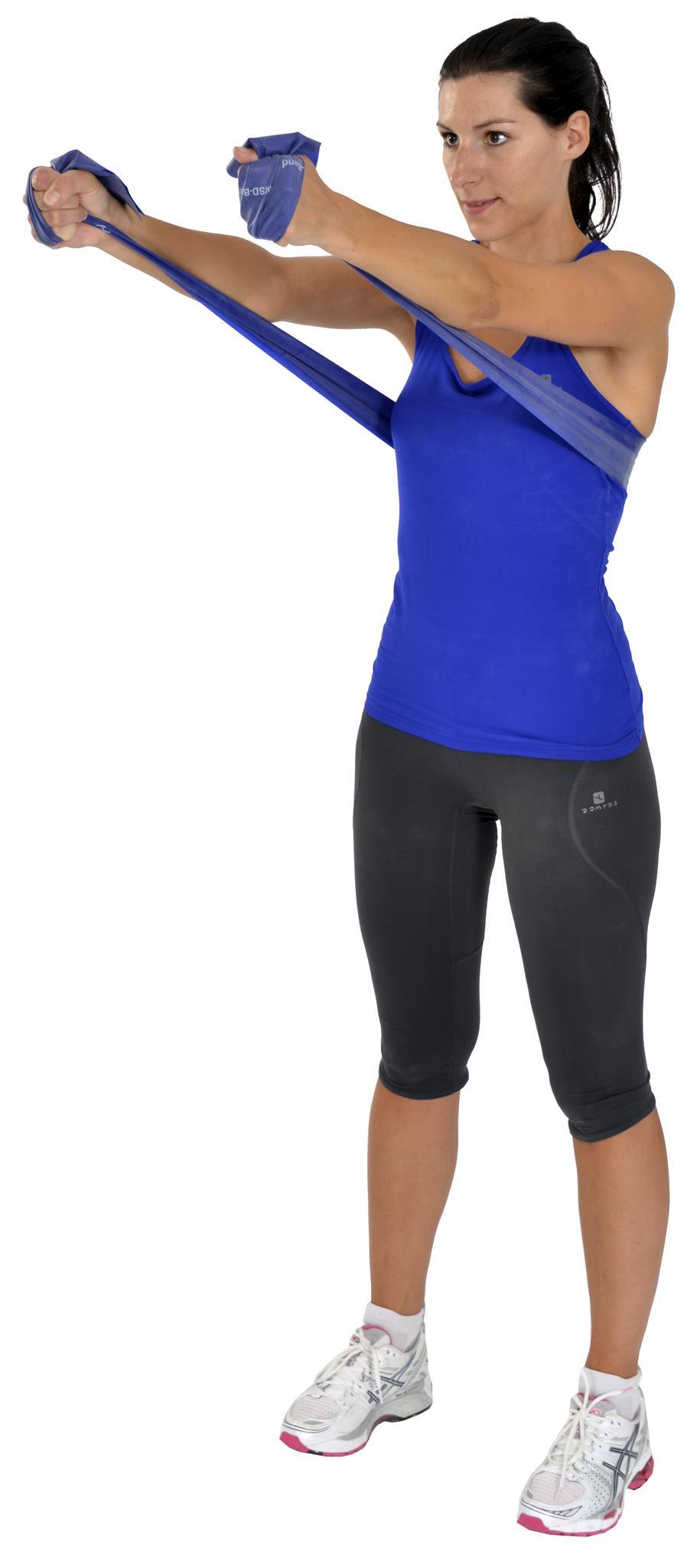 MVS Pilates & Yoga Egzersiz Bandı , Theraband Mavi Renk(güçlü) 1.5 Mt
