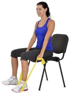 MVS Pilates & Yoga Egzersiz Bandı , Theraband Sarı Renk(en Hafif) 45.5 Mt
