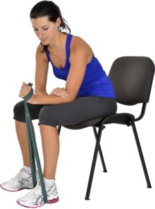 MVS Pilates & Yoga Egzersiz Bandı , Theraband Yeşil Renk(orta) 45.5 Mt