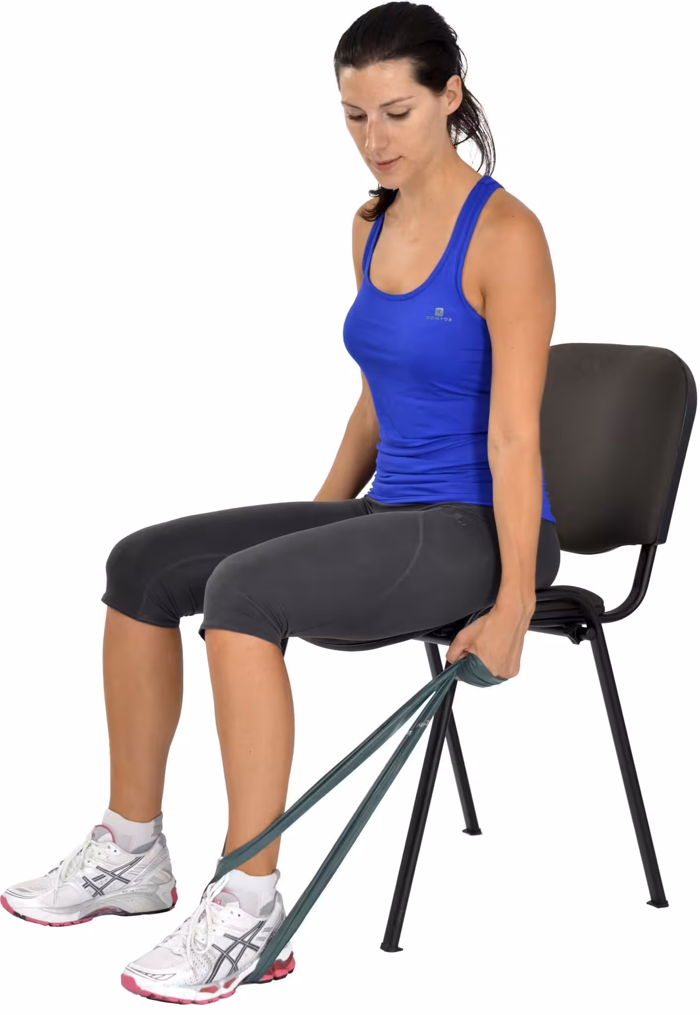 MVS Pilates & Yoga Egzersiz Bandı , Theraband Yeşil Renk(orta) 45.5 Mt