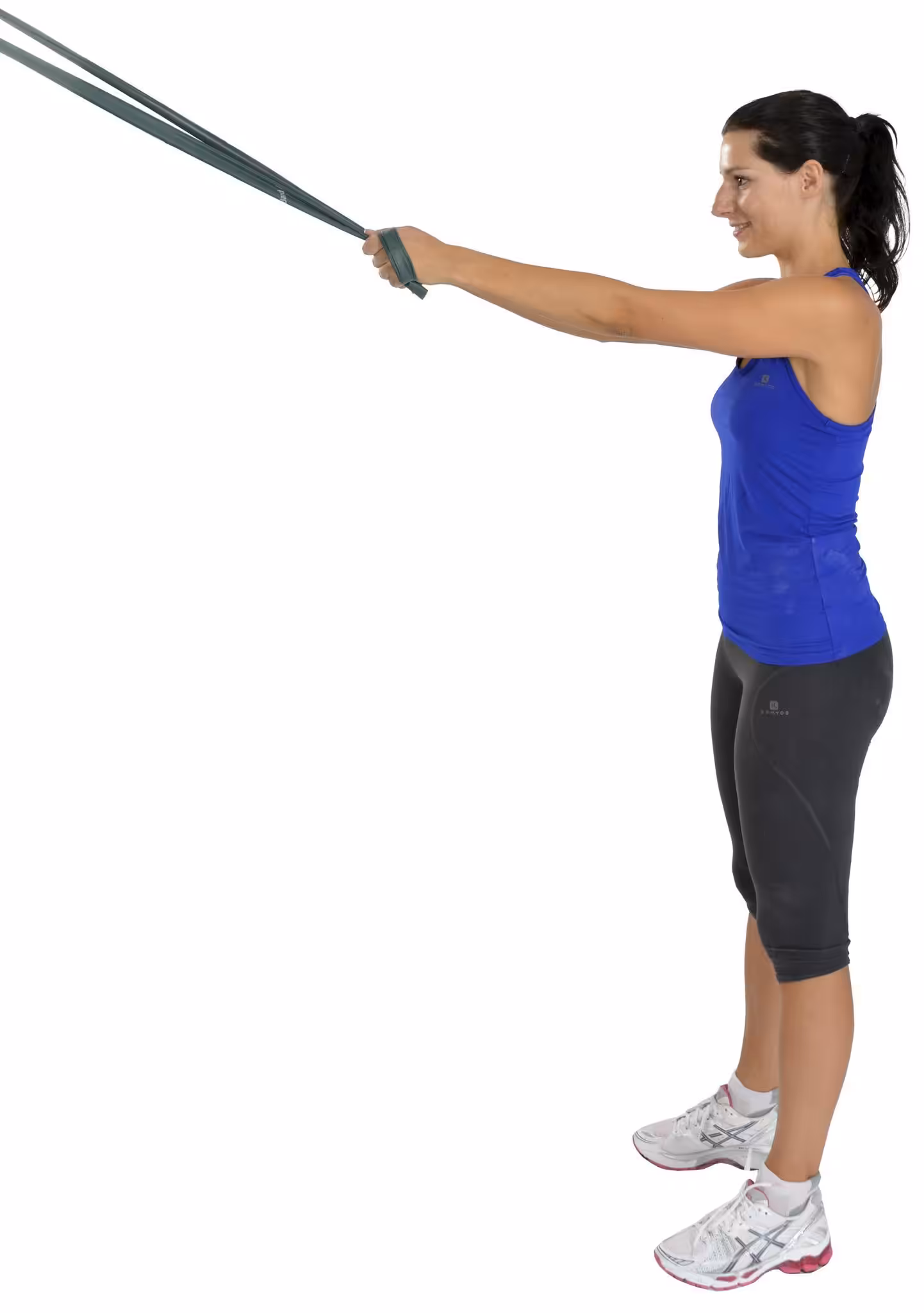 MVS Pilates & Yoga Egzersiz Bandı , Theraband Yeşil Renk(orta) 45.5 Mt