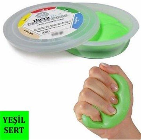 MVS Theraflex Putty El Egzersiz Hamuru Yeşil Renk (Güçlü) 85 Gr