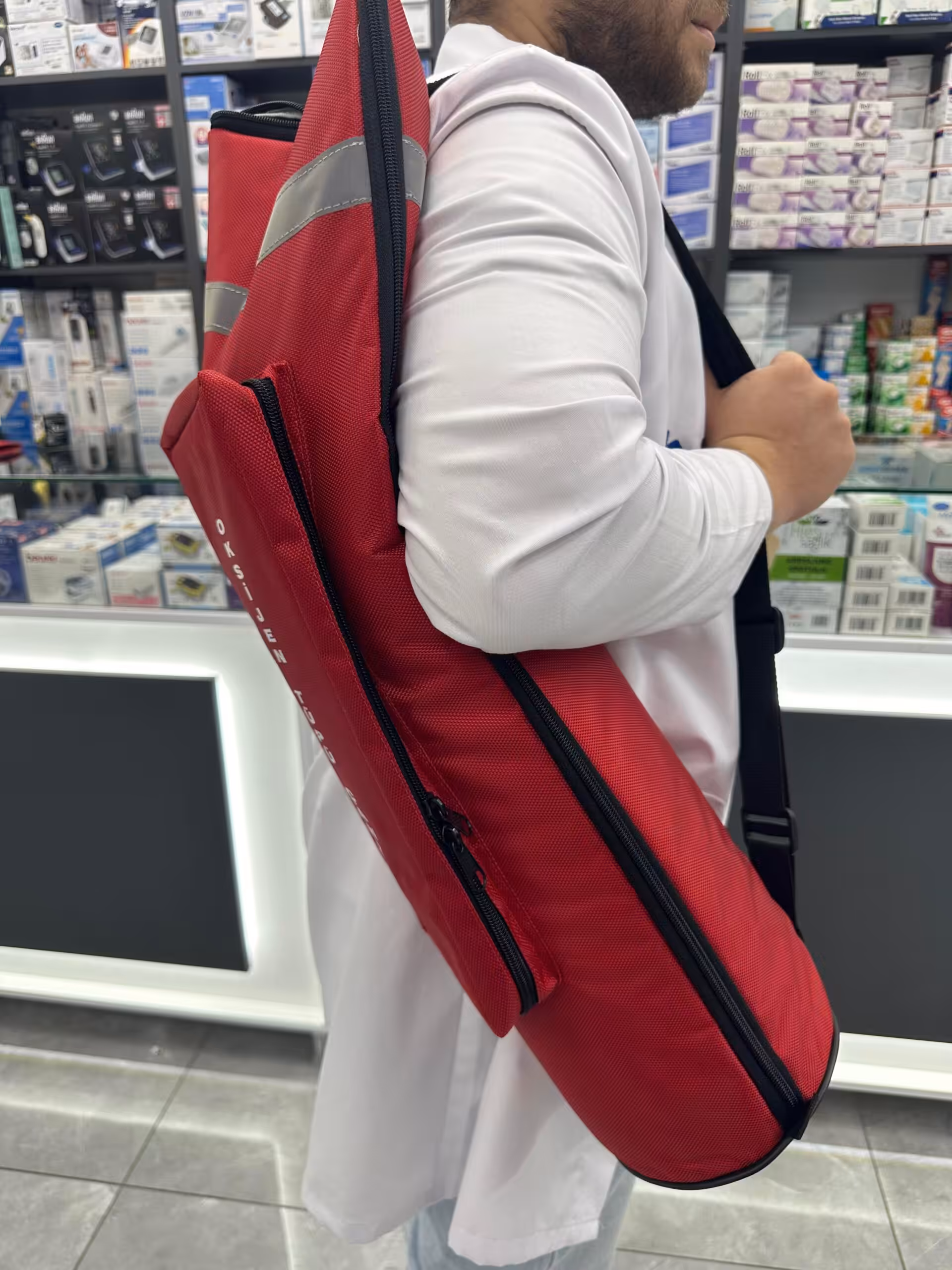 Oksijen Tüpü Taşıma Çantası