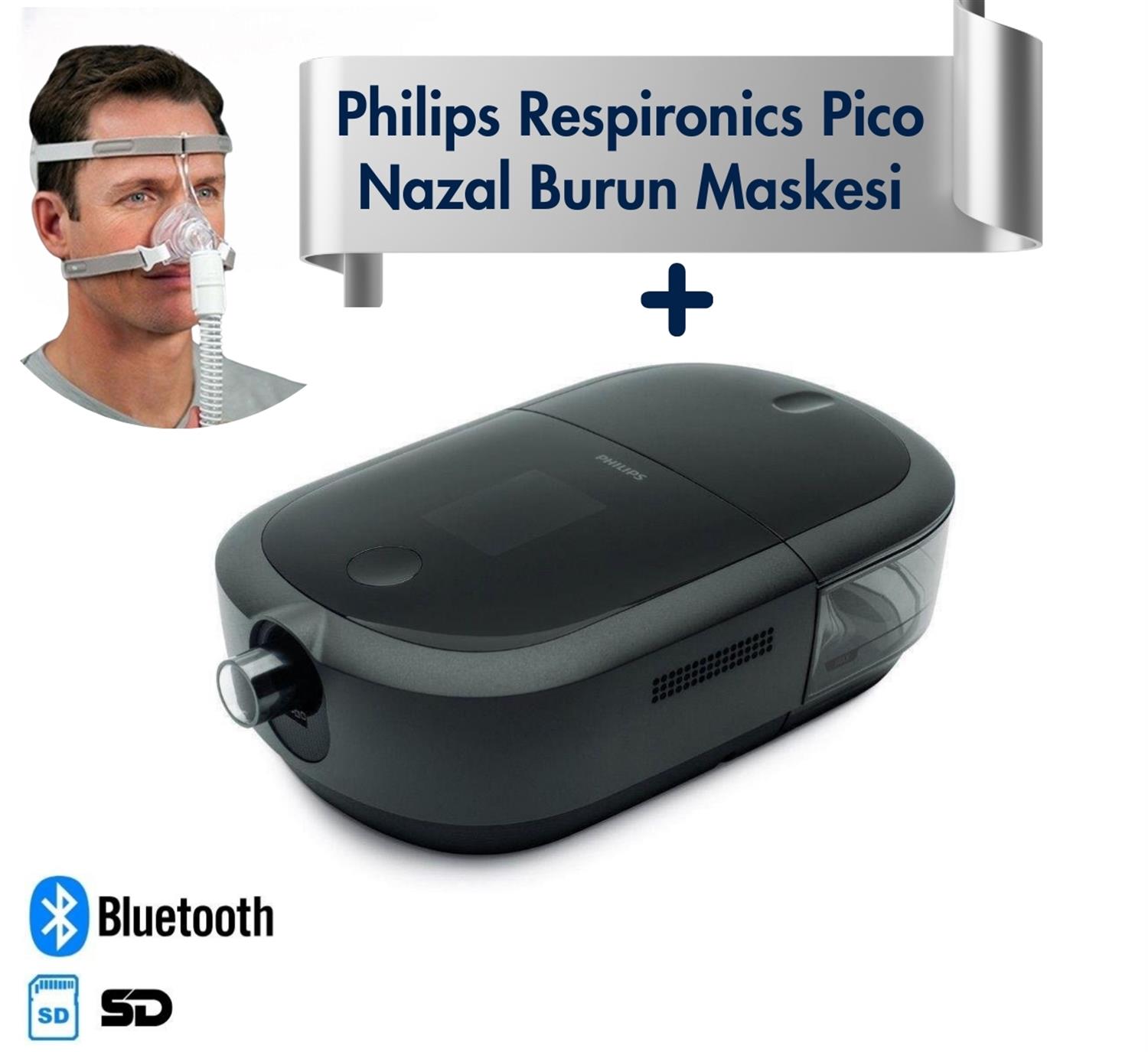 Philips Respironics Dreamstation 2 Auto Cpap Cihazı + Pico Maske + Nemlendirici