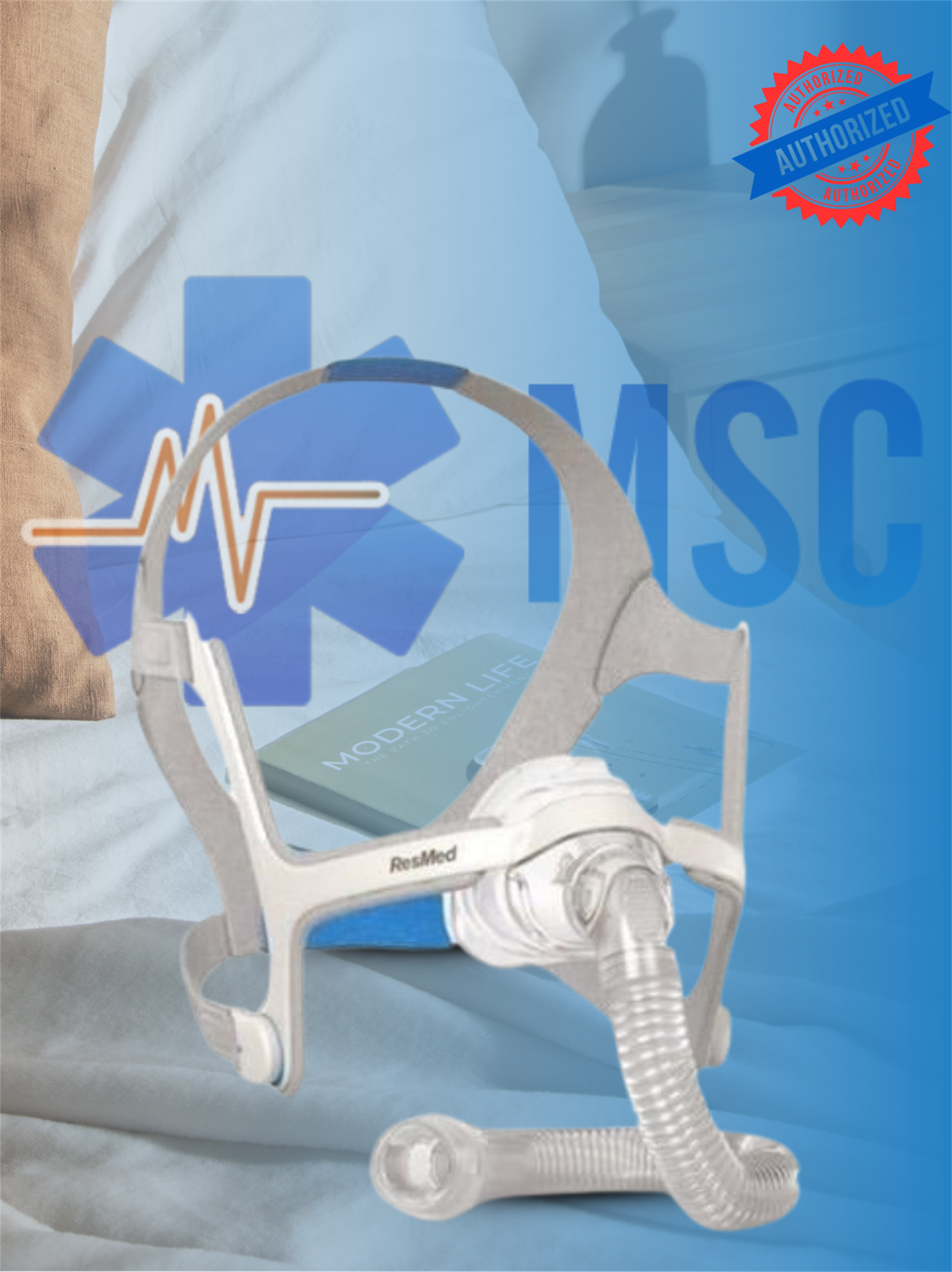 ResMed AirFit N20 CPAP Burun Maskesi Mıknatıslı Başlıklı
