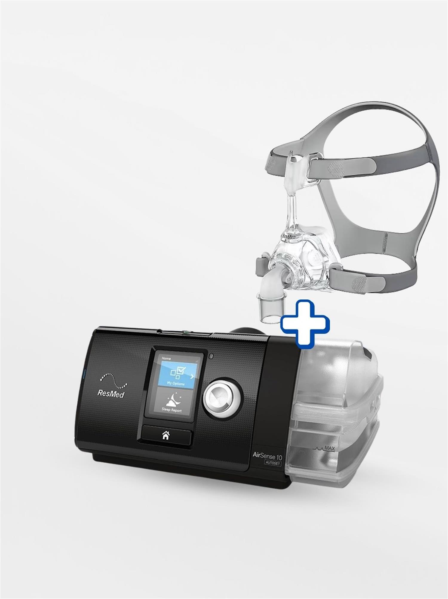 Resmed Airsense 10 Elite CPAP + Mirage Fx Maske + Nemlendirici Dahil