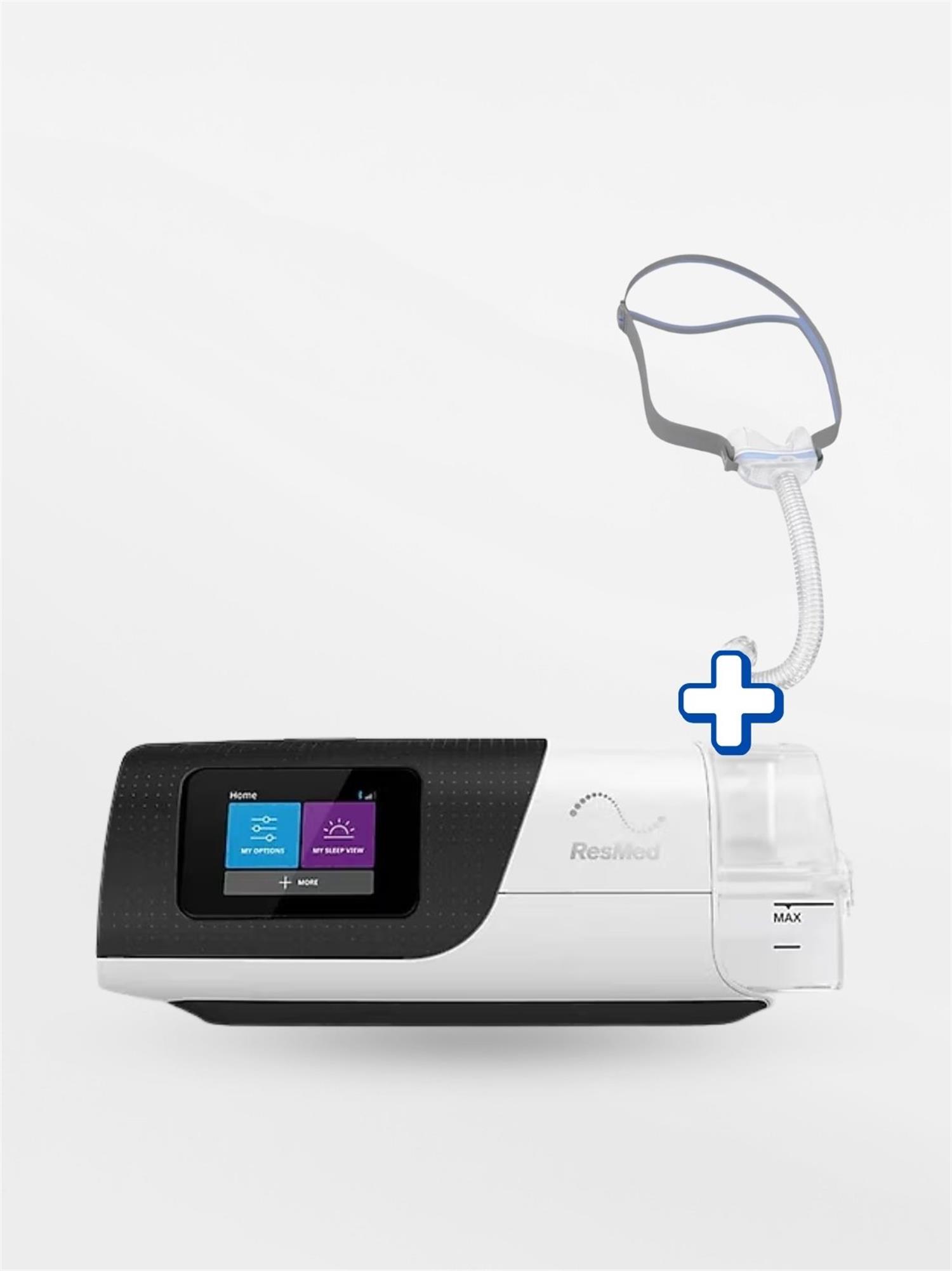 ResMed AirSense 11 Elite + Nemlendirici + N30 Maske Dahil