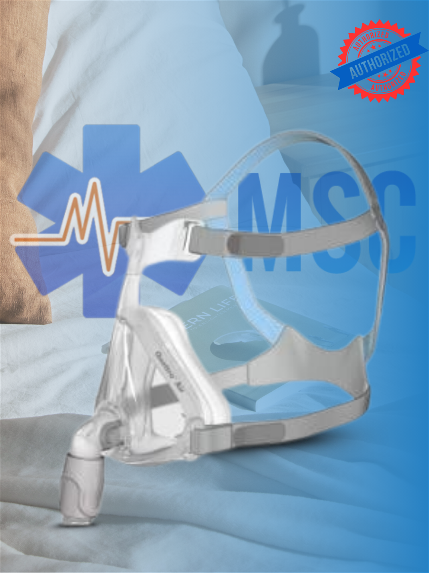 ResMed Quattro Air Tam Yüz Large Boy CPAP Maskesi