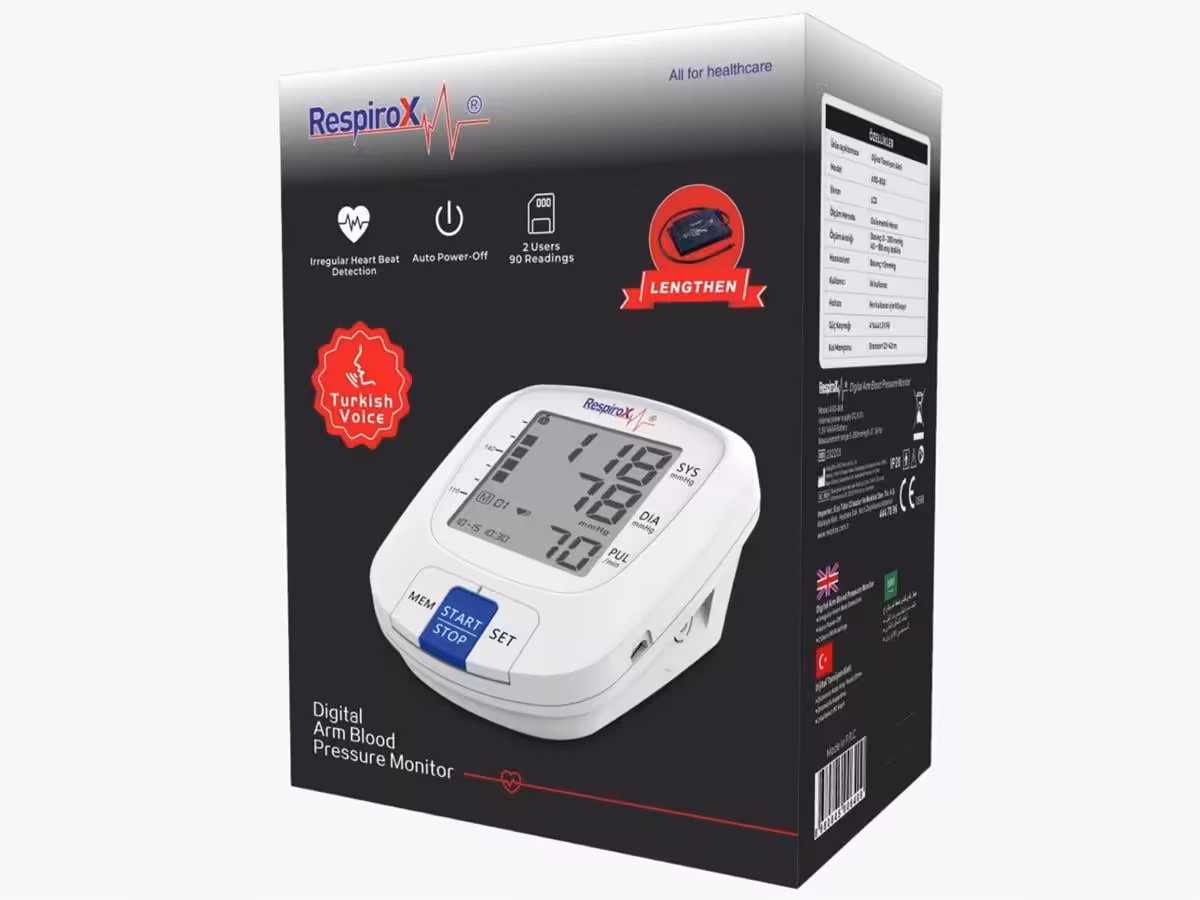 Respirox Konuşan Koldan Ölçer Tansiyon Aleti AXD 808