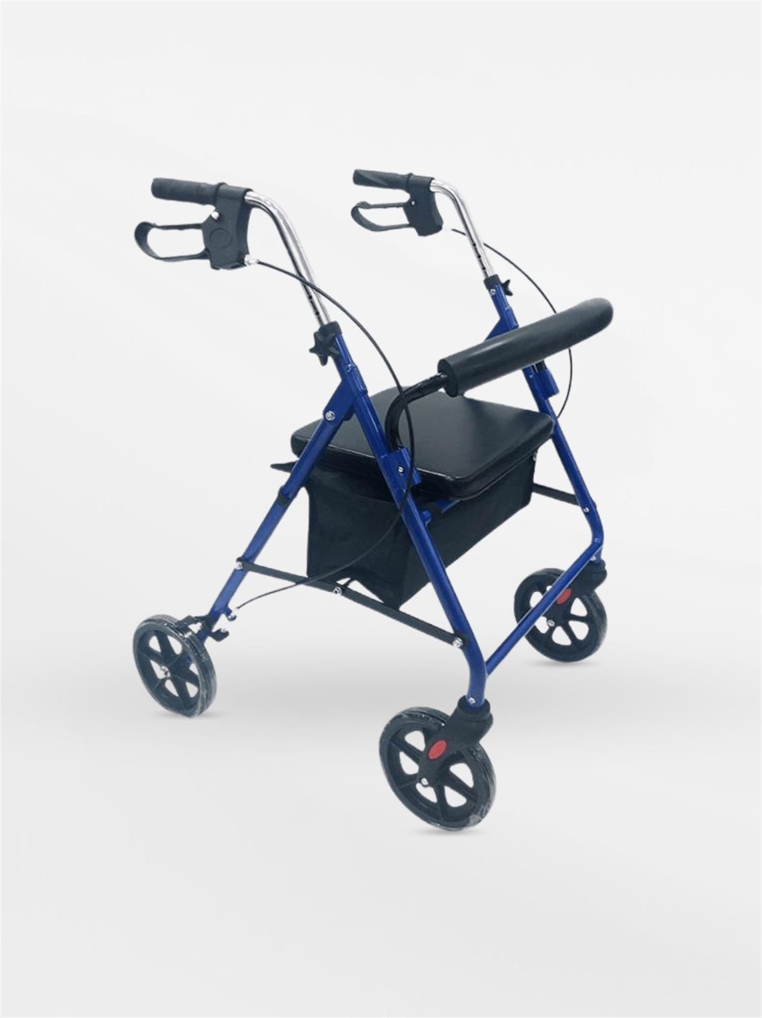 Respirox Rr 02 4 Tekerli Rolatör (8 İnç Teker) Çantalı