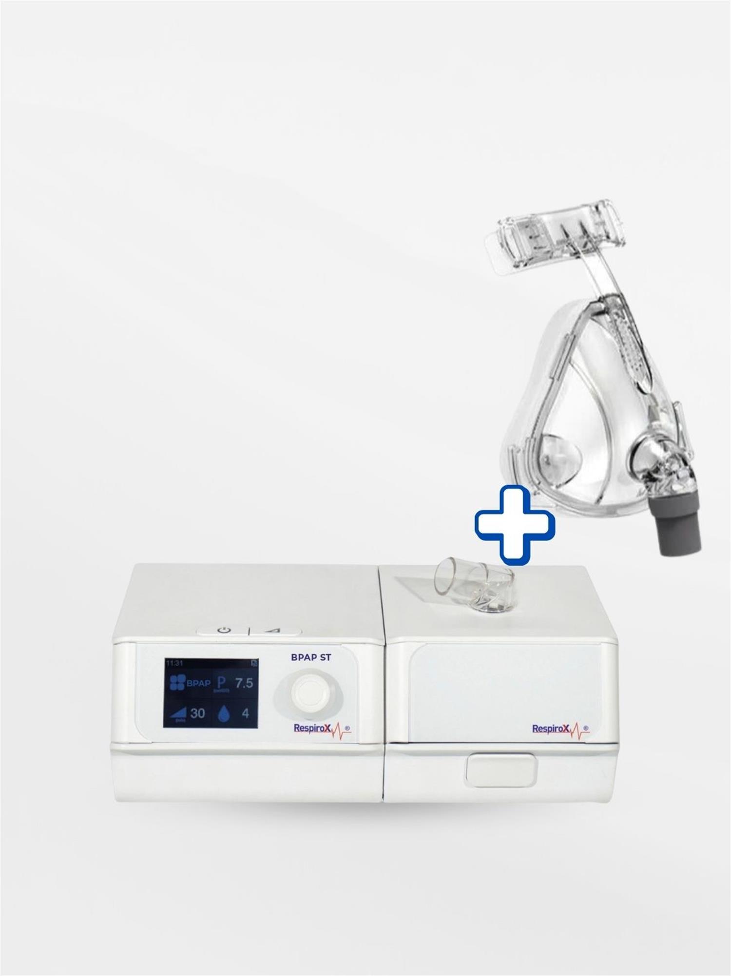 Respirox SoundSleep BPAP 30ST Cihazı + Maske + Nemlendirici