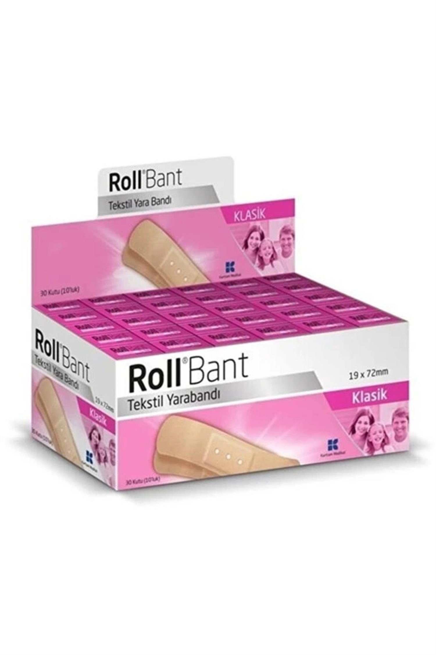 RollBant Tekstil Yara Bandı 30 Kutu 10'Luk