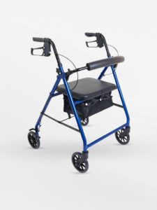 Sdm 9146L 4 Tekerlekli Katlanılabilir Walker Mavi Bordo