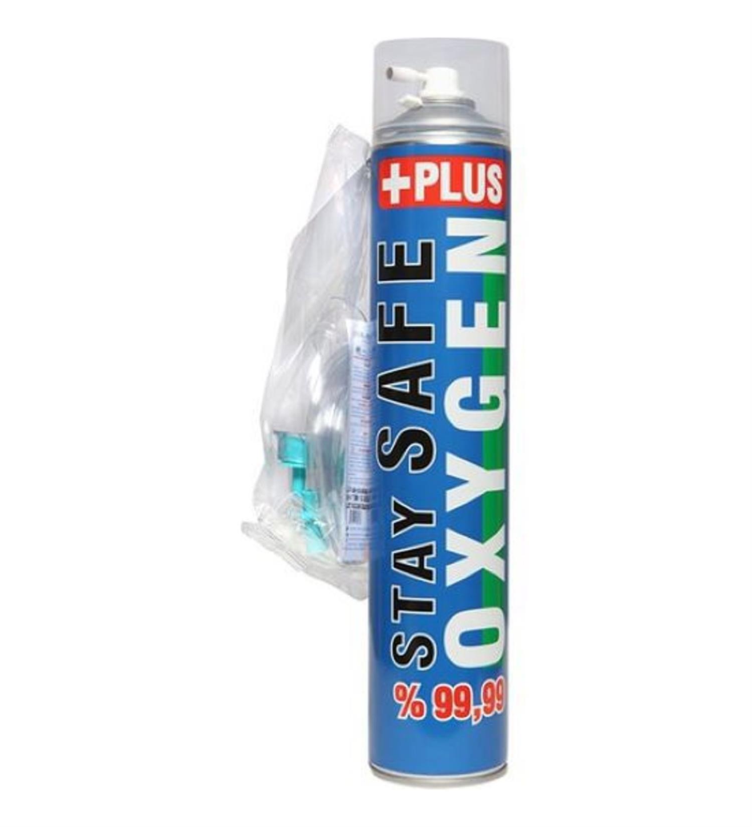 Stay Safe Plus Taşınabilir Oksijen Tüpü 400 Nefeslik