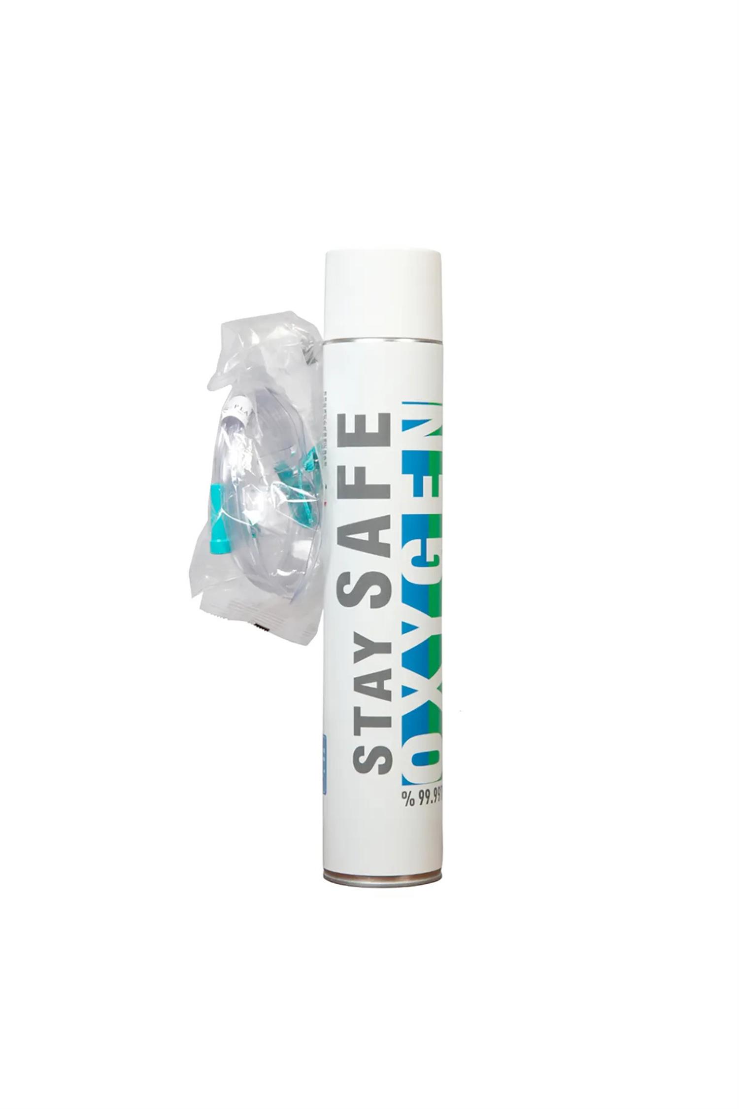 Stay Safe Taşınabilir Oksijen Tüpü Maskeli 10 Adet