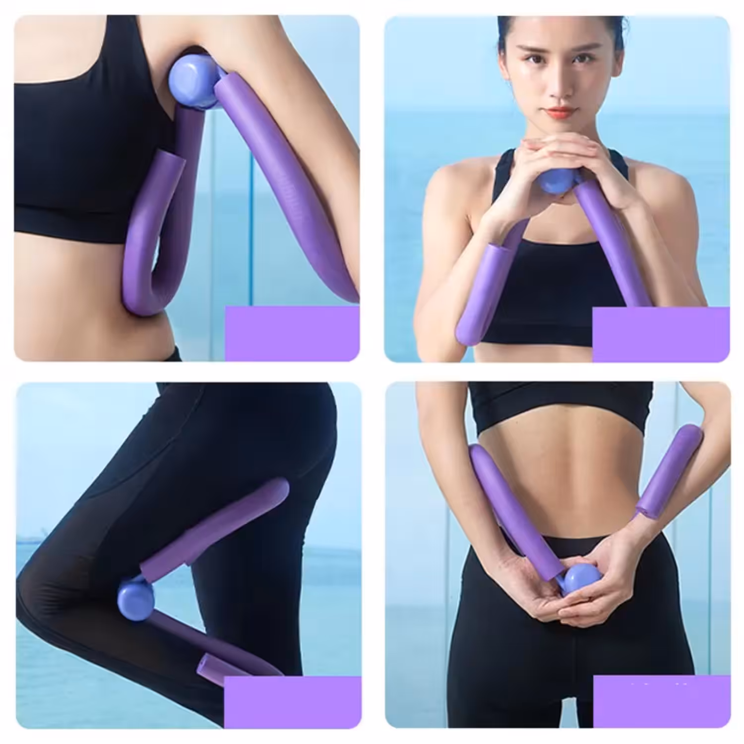 Thigh Master Pilates Egzersiz Yayı Mor Renk