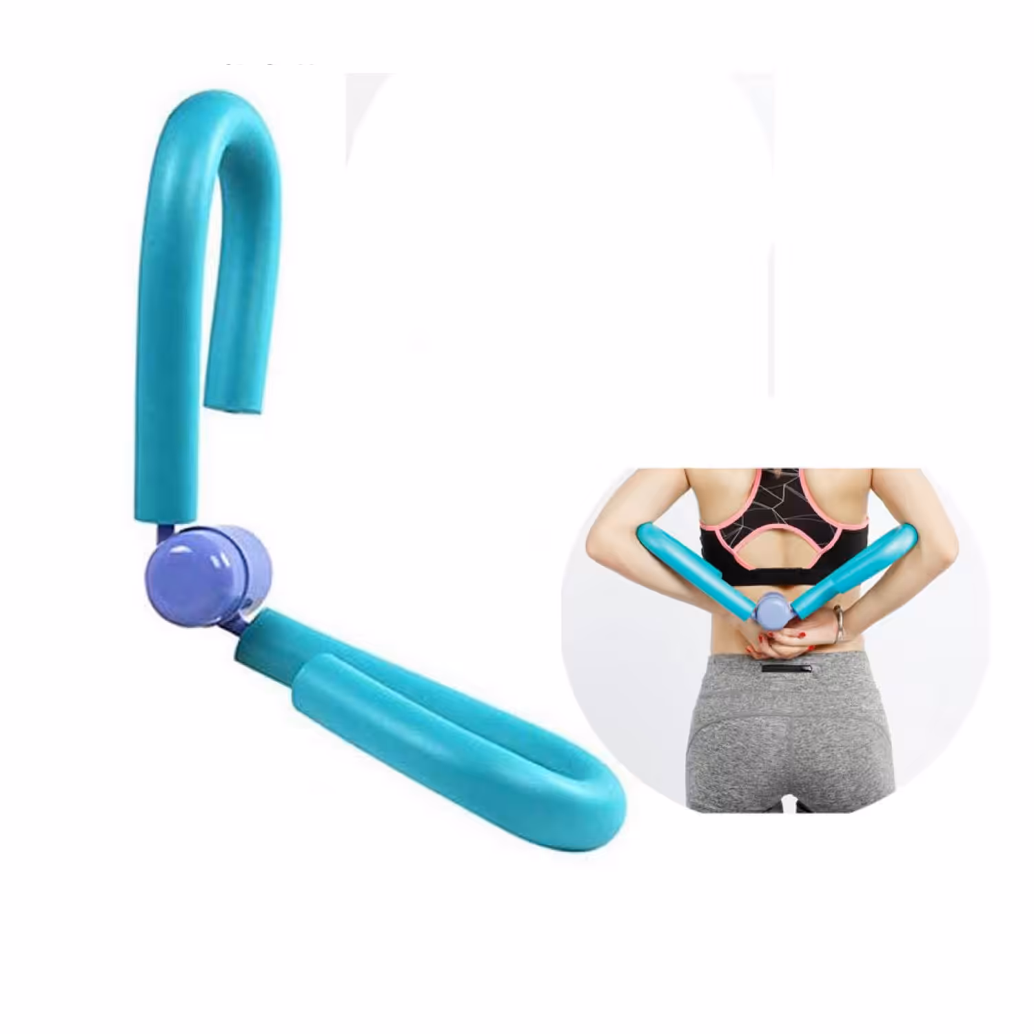 Thigh Master Pilates Egzersiz Yayı Yeşil Renk