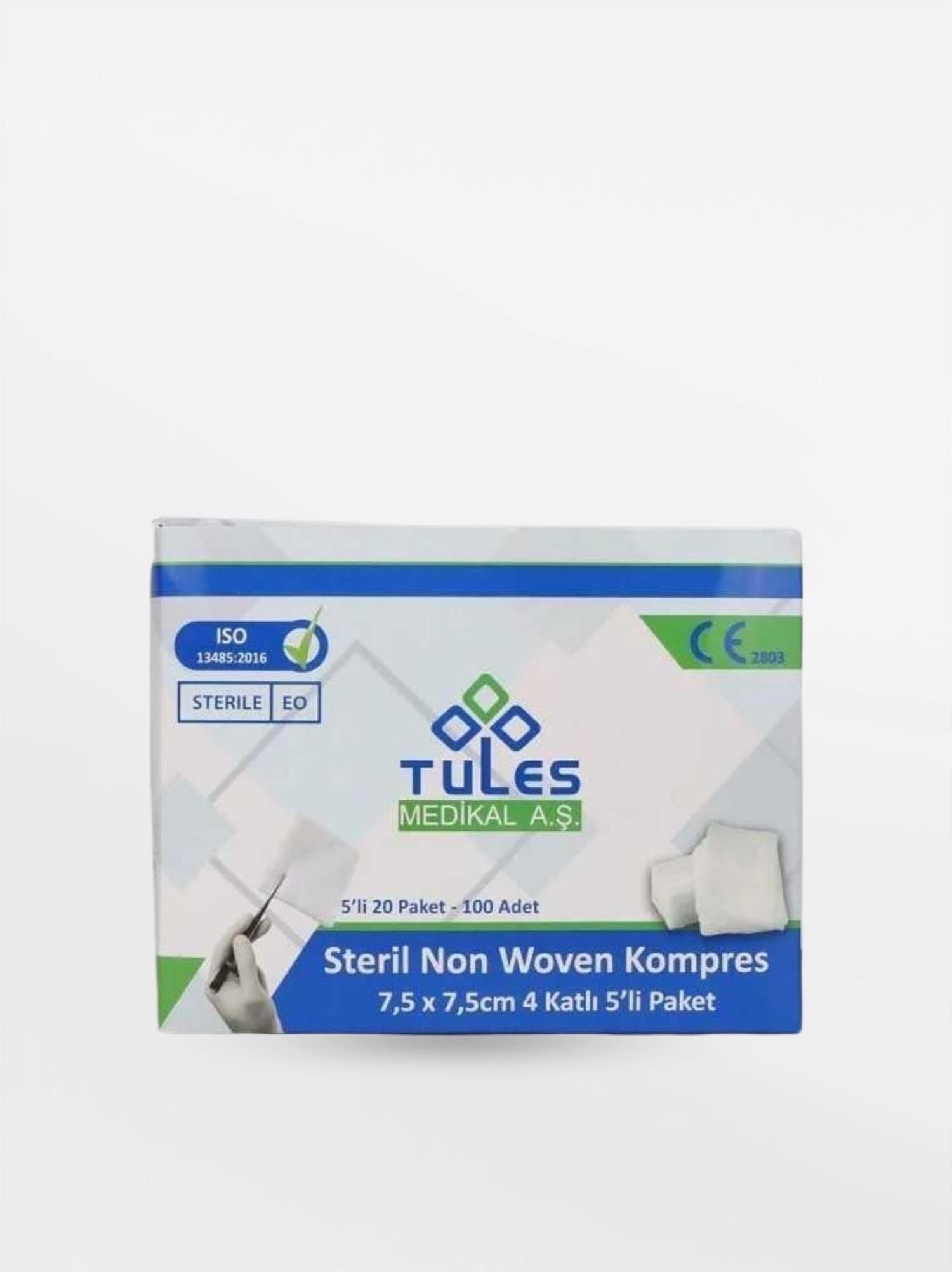 Tules Spanç Non Woven Kumaş 7,5 X 7,5Cm 100 Lü 10 Paket