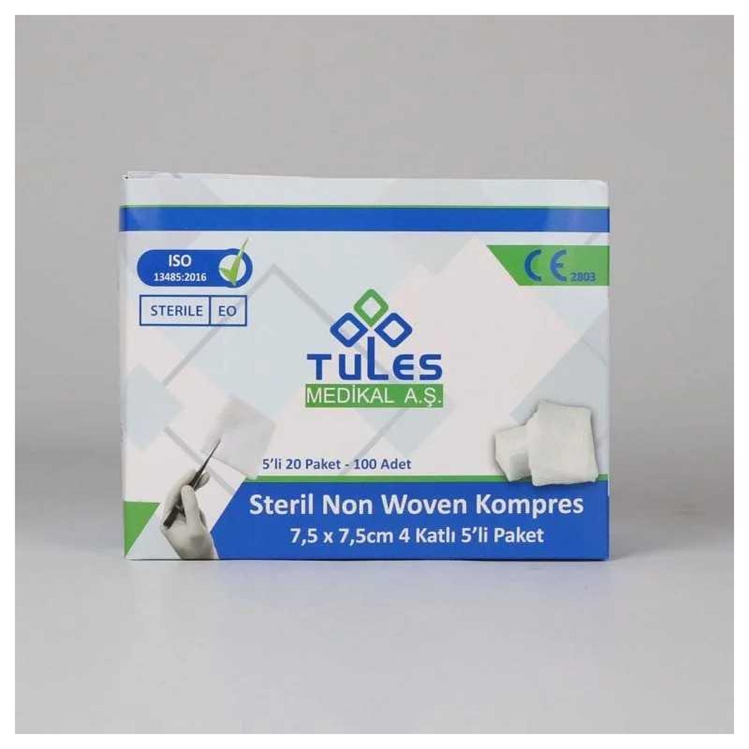 Tules Spanç Non Woven Kumaş 7,5 X 7,5Cm 100 Lü 10 Paket