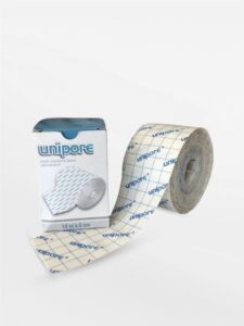 Unipore 5 cm x 10 m (10 KUTU)Elastik Sabitleme Bandı Flaster