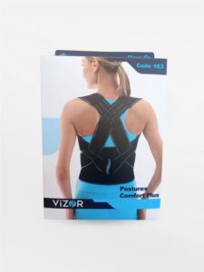 VİZOR Dik Duruş Korsesi Kamburluk Postur Düzeltici Posturex Comfort Plus Standart Beden